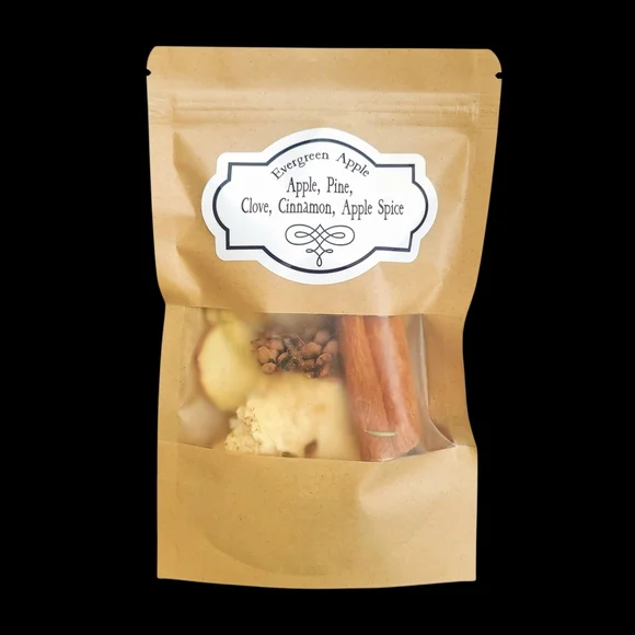 Evergreen Apple Simmer Pot Bag Stovetop potpourri Home Fragrance - Picture 5 of 8